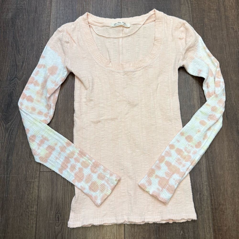 We the free tie dye long sleeve top